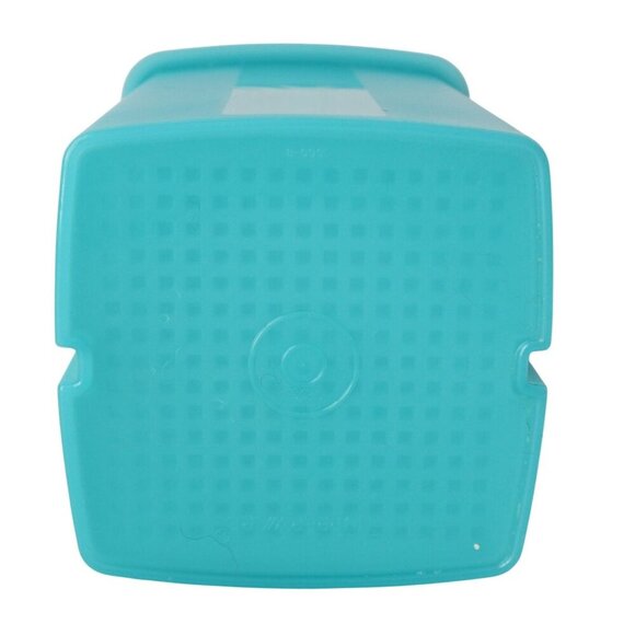 Vintage Tupperware Pickle Keeper #1560-2 in Bright Blue With #1562-3 Light Blue - Picture 6 of 6